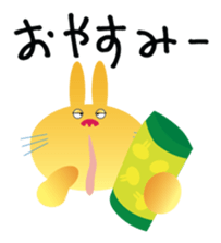 The Rabbit which became an examinee sticker #2290087