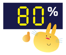 The Rabbit which became an examinee sticker #2290093