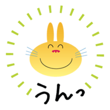 The Rabbit which became an examinee sticker #2290096