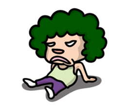 Daily Sticker of Afro-kun sticker #2290556