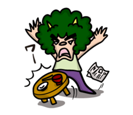 Daily Sticker of Afro-kun sticker #2290564