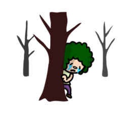 Daily Sticker of Afro-kun sticker #2290565