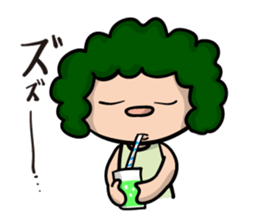 Daily Sticker of Afro-kun sticker #2290571