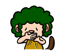 Daily Sticker of Afro-kun sticker #2290572