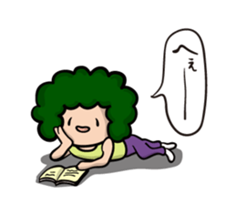Daily Sticker of Afro-kun sticker #2290575