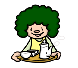 Daily Sticker of Afro-kun sticker #2290582