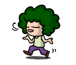 Daily Sticker of Afro-kun sticker #2290583