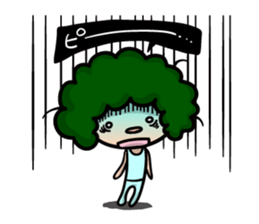Daily Sticker of Afro-kun sticker #2290584