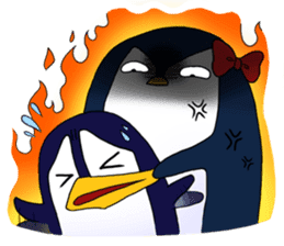 Ricco the Penguin Loverboy sticker #2291019
