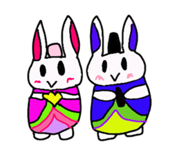 Rabbit Paradise 2 sticker #2291326