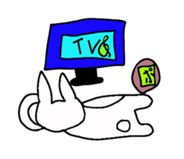 Rabbit Paradise 2 sticker #2291343