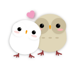cute owl sticker #2291462