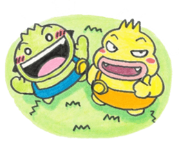 lettuce and onion sticker #2291583