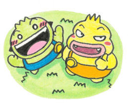 lettuce and onion sticker #2291583