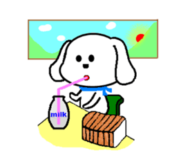 QQ dog and dog blankly sticker #2292505