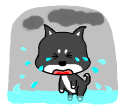 QQ dog and dog blankly sticker #2292507