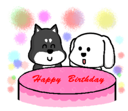 QQ dog and dog blankly sticker #2292514