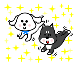 QQ dog and dog blankly sticker #2292519