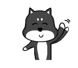 QQ dog and dog blankly sticker #2292523