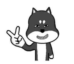 QQ dog and dog blankly sticker #2292524