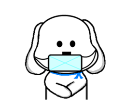 QQ dog and dog blankly sticker #2292525