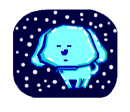 QQ dog and dog blankly sticker #2292533