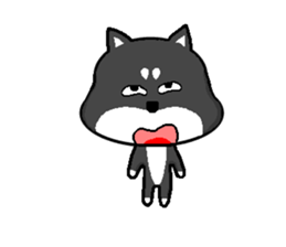 QQ dog and dog blankly sticker #2292535