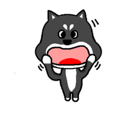 QQ dog and dog blankly sticker #2292537