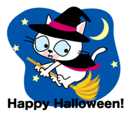 Communication of the cat / Greeting sticker #2293241