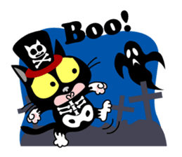 Communication of the cat / Greeting sticker #2293242