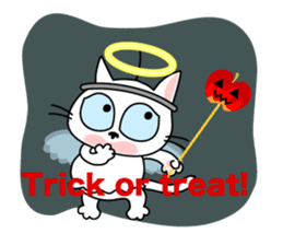 Communication of the cat / Greeting sticker #2293243