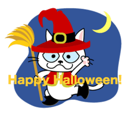 Communication of the cat / Greeting sticker #2293249