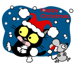 Communication of the cat / Greeting sticker #2293253