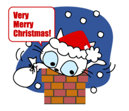 Communication of the cat / Greeting sticker #2293254