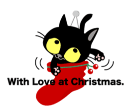 Communication of the cat / Greeting sticker #2293258