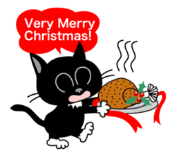 Communication of the cat / Greeting sticker #2293262