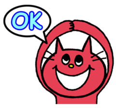 Life of red cat sticker #2293706