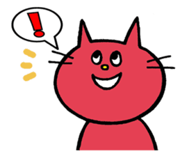 Life of red cat sticker #2293711