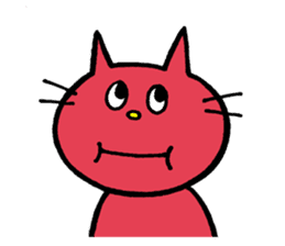 Life of red cat sticker #2293716