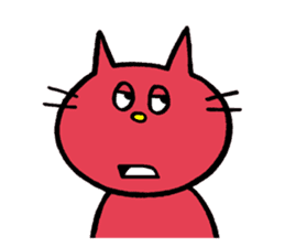 Life of red cat sticker #2293717