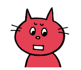 Life of red cat sticker #2293720