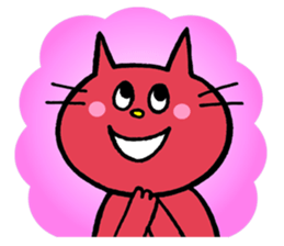 Life of red cat sticker #2293737