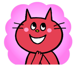 Life of red cat sticker #2293737