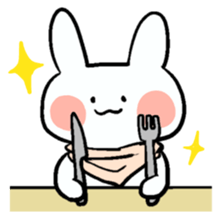 Usako of white rabbit sticker #2293750