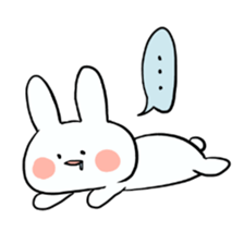 Usako of white rabbit sticker #2293761