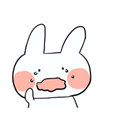 Usako of white rabbit sticker #2293771