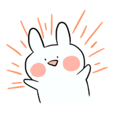 Usako of white rabbit sticker #2293780