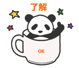 Mug Panda sticker #2293790