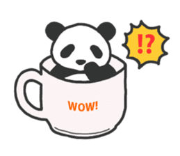 Mug Panda sticker #2293817