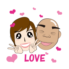 Bride and Groom Wedding Sticker!!!